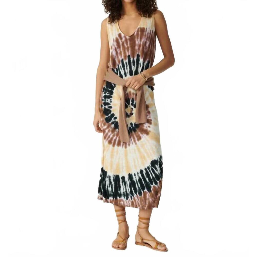 NEW KUJTEN ramo sunny midi dress in camel